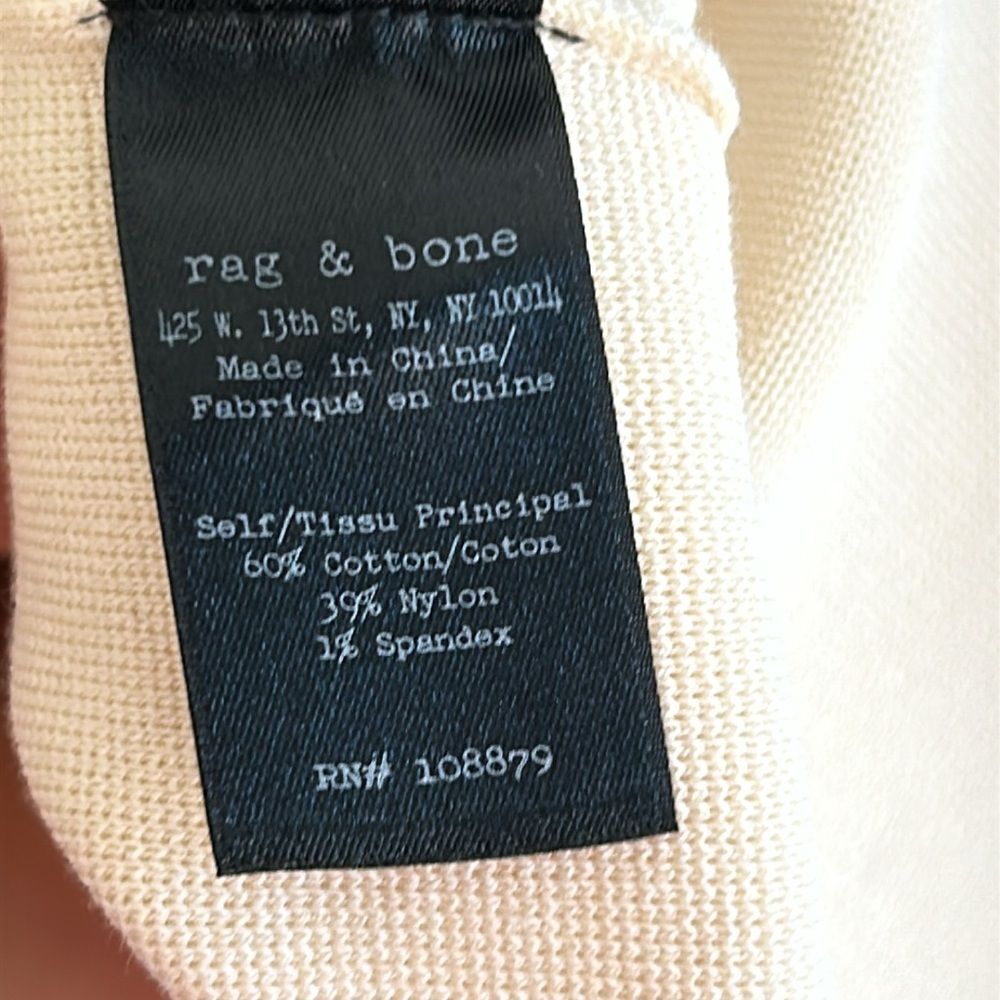 Rag And Bone Cream And Black Pencil Color Block S… - image 6